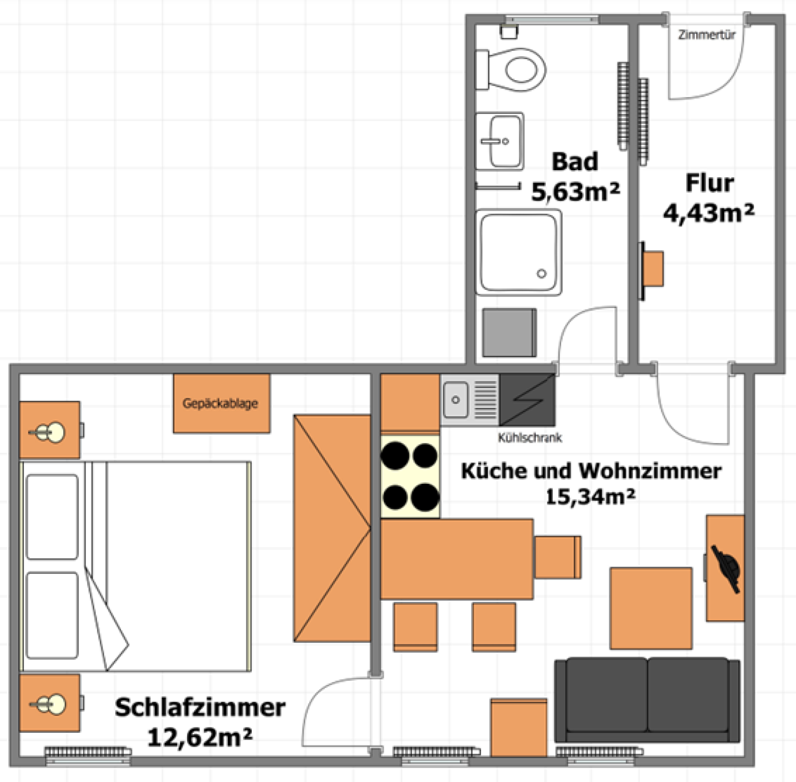 Raumaufteilung